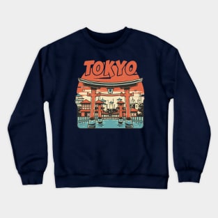 Tokyo, Japanese City Crewneck Sweatshirt